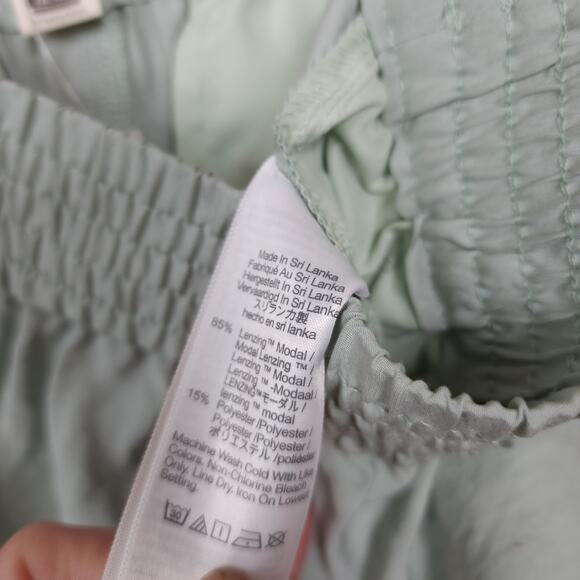 Madewell The Tall Carley Wide-Leg Pant in Softdrape in Sage Mist Size XXL Tall - Picture 9 of 10